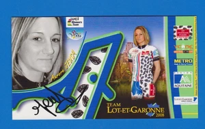 CYCLISME carte cycliste AURORE JEUDY Equipe LOT ET GARONNE 2018 Signée - Picture 1 of 2
