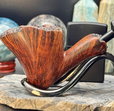 •Totalmente restaurado• Pipa danesa de brezo a mano alzada HARCOURT (Preben Holm para Dunhill) Foto 1 de 4