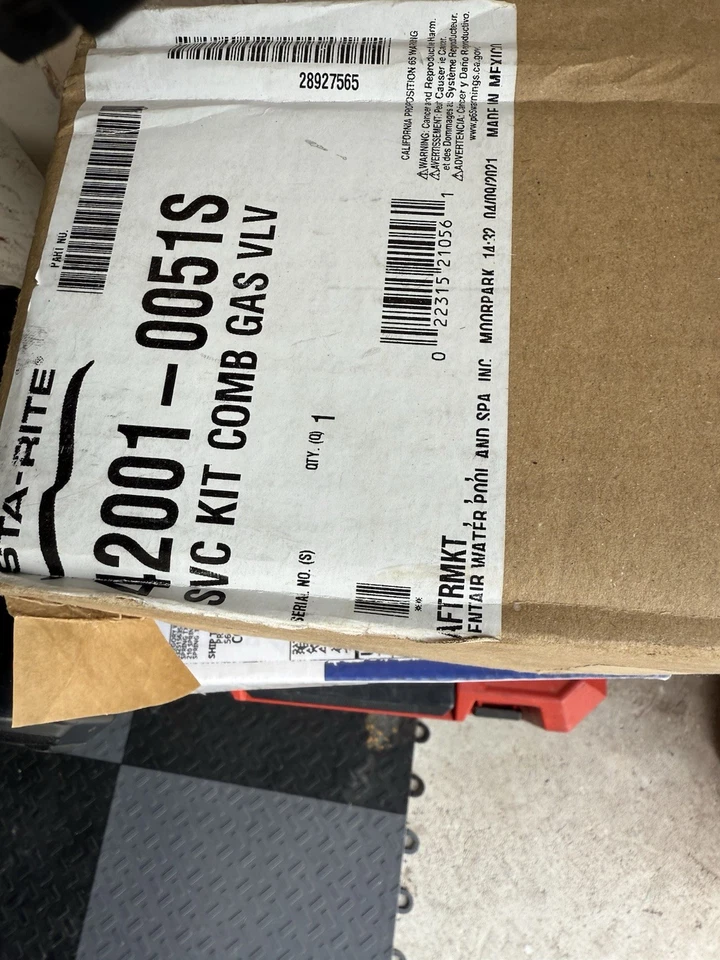 Pool Heater Gas Valve Combo Kit - Image 1 of 1