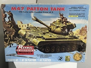 Nuovo Revell Renwal Blueprint Models ristampa 1/32 M47 Patton Tank sigillato - Foto 1 di 6