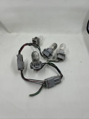 96-00 Honda Civic Rear Outer Tail Light Bulb Sub Harness Wiring Socket Set OEM H - Image 1 of 4