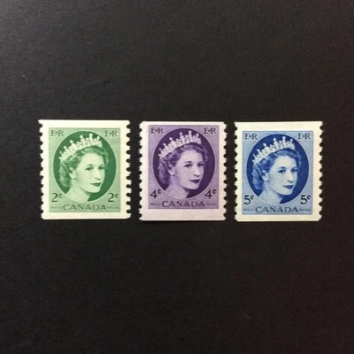 BroadviewStamps COIL SALE!  Canada #345-48 set. MH (347 MNH) F-VF - Image 1 of 2