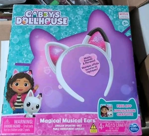 Disfraz de orejas de gato musical mágico para casa de muñecas Gabby's, con música, luces y sonidos - Imagen 1 de 2