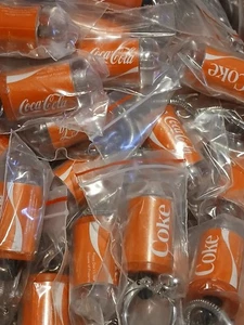 vintage new old stock coca cola keychains x100 - Picture 1 of 6