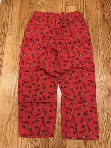 Roundtree & Yorke Nachtwäsche Pyjama Lounge Hose Weihnachten Large gebraucht, in einwandfreiem Zustand rote Geschenke - Bild 1 von 8