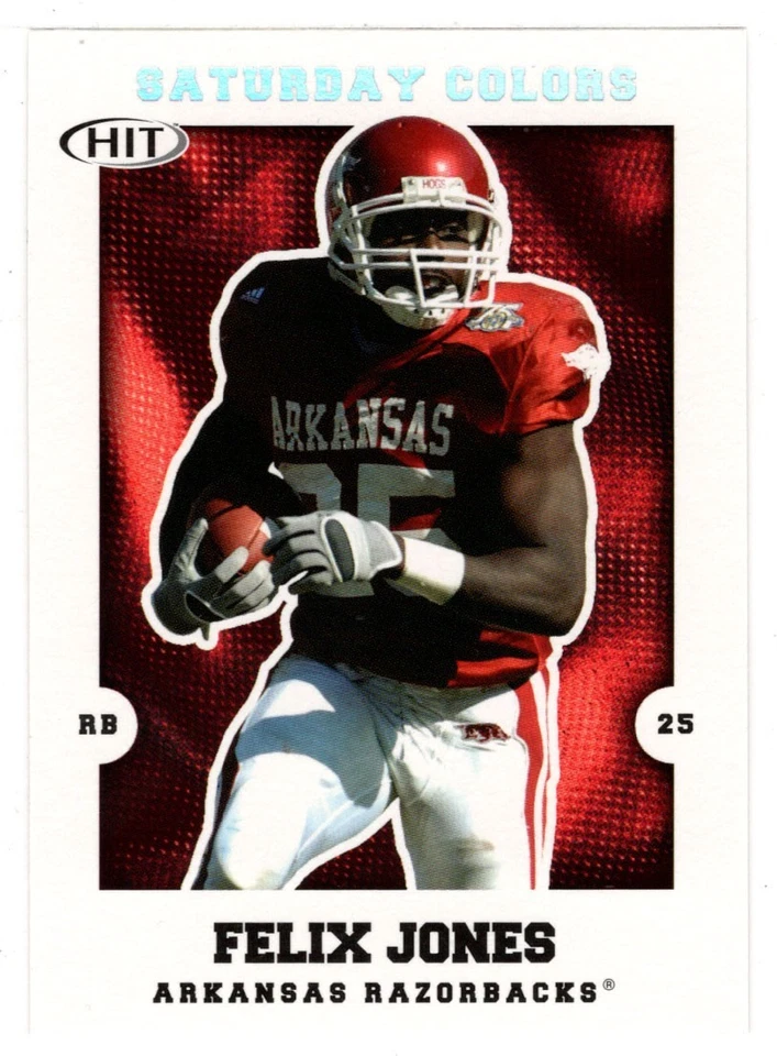 Felix Jones - Arkansas - Saturday Colors (NCAA Football) 2008 Sage Hit # S21 MT - Image 1 of 1
