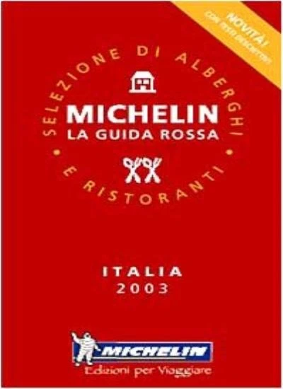 Michelin Red Guide: Italia/Italy 2003 (Italian language edition) - Image 1 of 1