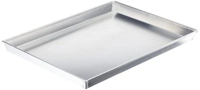 TEGLIA RETTANGOLARE ALLUMINIO 30 CM FORNO COTTURA ARGENTO RESISTENTE LEGGERA ANT - Immagine 1 di 4