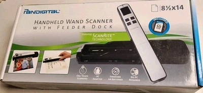 Pandigital Handheld Wand Scanner With Feeder Dock Brand New Sealed Box - Image 1 of 4