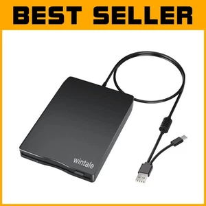Versatile 3.5 USB Floppy Drive - Easy Installation for Multiple OS Compatibility - Picture 1 of 8
