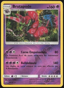 Carte Pokémon Brutapode 58/147 Reverse Ombres Ardentes Français - Picture 1 of 2