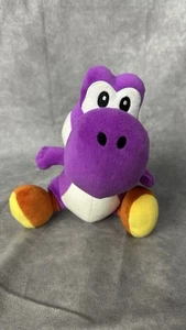 Juguete de peluche Yoshi púrpura Super Mario Bros. 8" 2015 Nintendo - Imagen 1 de 6