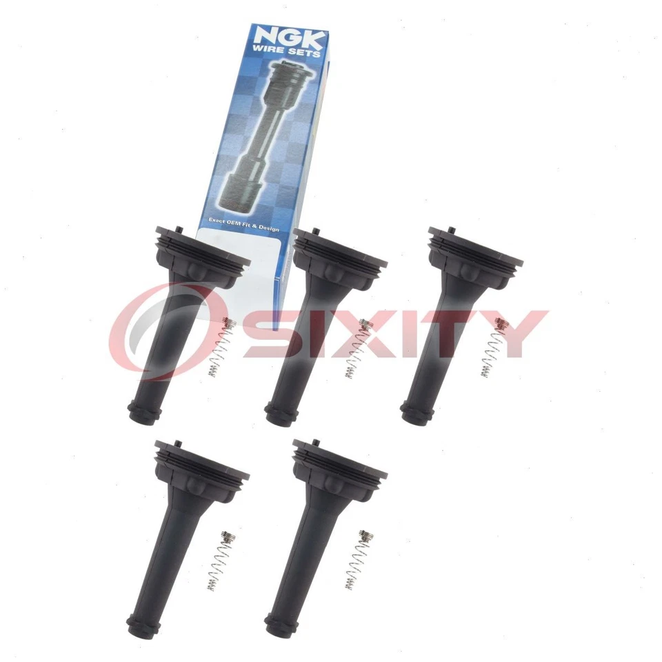 Bota de bobina de encendido NGK de 5 piezas para Volvo S70 1999-2000 2,4 L 2,3 L L5 - Año directo Foto 1 de 4