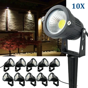 10X LED Landscape Spotlights Low Voltage 12V 5W Light Cool/Warm White Path IP65 - Picture 1 of 12