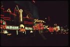 Las Vegas Flamingo Casino Night Lights 35mm Slide 1990s