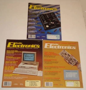 Radio Electronics Magazines, a Lot of Three Months: Jan, Feb, May, 1991 - Picture 1 of 4