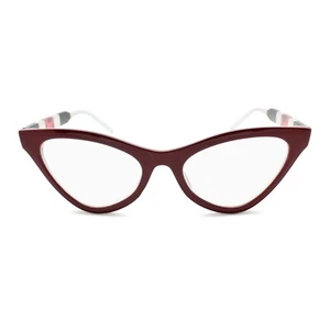 High end geomatric cat eye reading glasses women reader cateye large red chic - Picture 1 of 20