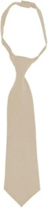 French Toast Boys School Uniform Adjustable Solid 14-20 Size Tie  Khaki 3 Pack - Picture 1 of 1