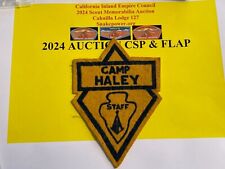 1930's Camp Haley STAFF Felt Michigan Crossroads Council OA Lodge 214 29 374