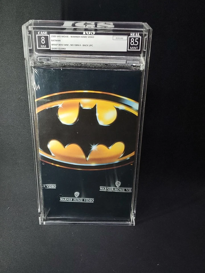 Batman (VHS-1989) Warner Home Video, IGS Graded (8-8.5) Full Wrap 1st Release - Image 1 of 4