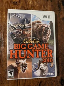 Cabela's Big Game Hunter (Nintendo Wii, 2010) CIB Completo Probado - Imagen 1 de 4