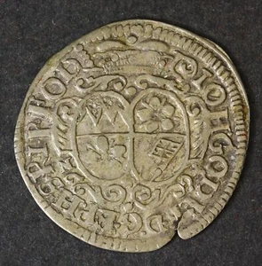 WURZBURG 1 Schilling 169? - Silver - Johann Gottfried II. - 349 - Picture 1 of 2