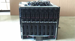 HP C7000 G2 8x HP BL460c Gen8 128-Cores 1024GB (1TB) RAM Blade Server Solution - Picture 1 of 6