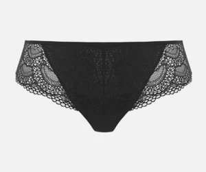 Fantasie Twilight Black Brazilian Thong Knickers - Picture 1 of 4