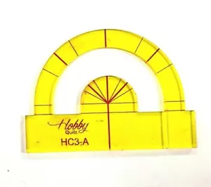 Half Circle Quilting Template HC3-A-5 5mm for Longarm Quilting Machines - Picture 1 of 3