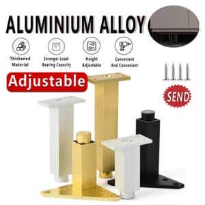 Aluminum Furniture Cabinet Leg 60MM~300MM Adjustable Tea Table/Bed Table Legs - Imagen 1 de 64