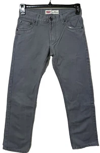 Levi’s 513 Boys Slim Fit Straight Jeans Gray Size 14 Reg 27X27 Corduroy - Picture 1 of 10