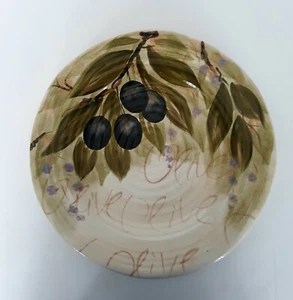Olive Grove Plate Handpainted Collection - Bild 1 von 3