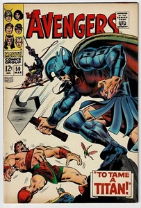 The Avengers #50 *VF* Typhon, Zeus and Ares Appearance! 1968 Marvel HD Scan U-5 - Picture 1 of 2