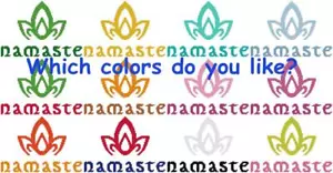 KREUZSTICH + BASTELMUSTER Buddha Buddhismus Namaste Gruß Lotus Yoga Meditieren - Bild 1 von 17