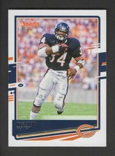 Walter Payton 2020 Donruss Card #63; Chicago Bears, Jackson State