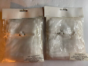 Białe torby z organzy 2-12 paczek (24 torby) około 4 "x 5" Rękodzieło Ślub ślubny
