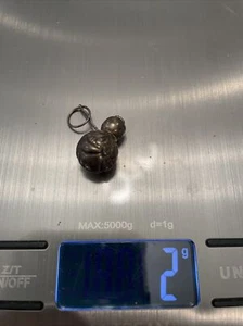vintage sterling silver barrel charm/pendant 2 grams - Picture 1 of 5