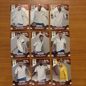 2014 Panini Prizm FIFA World Cup England 9 Card Team Set (134-142) - Picture 1 of 2