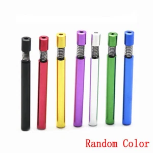1pc Self Cleaning One Hitter Metal Bat Smoking Tobacco Cigarette Dugout Pipe - Bild 1 von 12