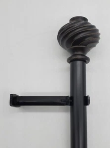 Wisteria Twist 1" Adjustable Curtain Rod - Venetian Gold - Picture 1 of 2