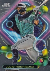 JULIO RODRIGUEZ TOPPS CHROME COSMIC BASE SEATTLE MARINERS #44 2023 23 - Picture 1 of 1