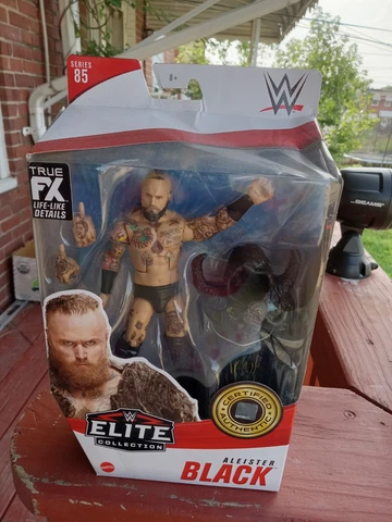 WWE MATTEL SERIES 85 ALEISTER BLACK CHASE (DAMAGED BOX) BNIB HOUSE OF BLACK Cover