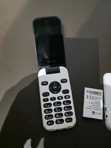 Doro Phone Easy 6620 White (Unlocked) Mobile Phone Flip Fold DFC-0260 Big Button - Picture 1 of 3
