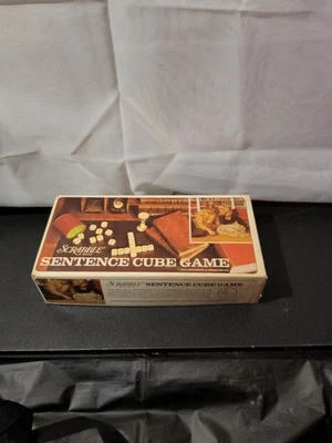 Scrabble Sentence Cube Game 1971- Vintage Word Game  - Image 1 of 2