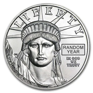 1 oz American Platinum Eagle Coin BU (Random Year, 1997-2023) - Picture 1 of 3