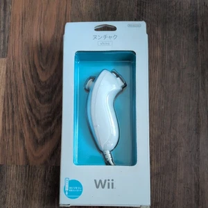 Nintendo Wii Nunchuck New Boxed Genuine Official New Sealed In Box Controller - Picture 1 of 4