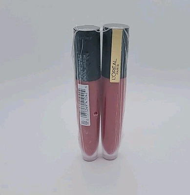 NEW! 2x L'oreal Rouge Signature Lasting Matte Liquid Lipstick 458 Admired 7ml Ea - Image 1 of 4