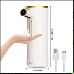 Dispensador Automático de Jabón Espumoso Blanco, Sin Contacto 400ml USB Recargable - Imagen 1 de 7