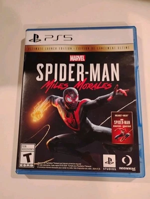 Spiderman Miles Morales, Ultimate Launch Edition, Ps5 Complete, Tested And Works - Image 1 of 4