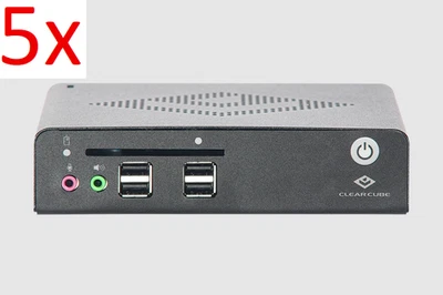 Conjunto de 5 - Solução de desktop cliente zero CLEARCUBE CD9922 porta dupla G0900344-A01 - Imagem 1 de 3